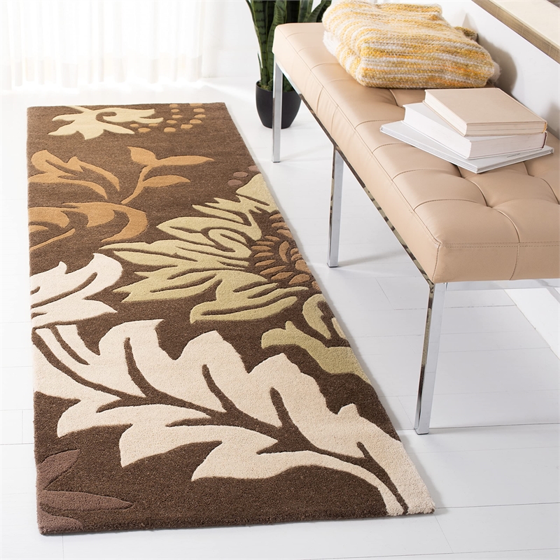 Safavieh Soho Brown Contemporary Rug - Runner 2'6