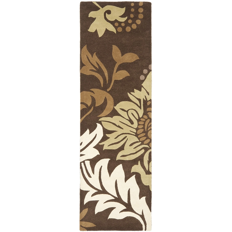 Safavieh Soho Brown Contemporary Rug - Runner 2'6