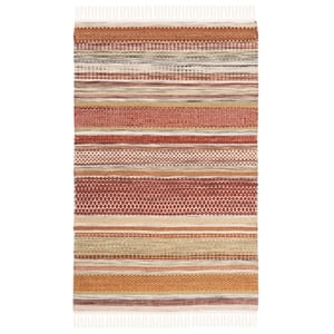 Safavieh Striped Kilim Beige Contemporary Rug - Runner 2'6&quot x 4'