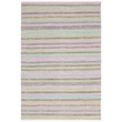 Safavieh Striped Kilim Light Grey Contemporary Rug - 4' x 6'