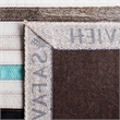 Safavieh Studio Leather Grey Shag Rug - 4' x 6'