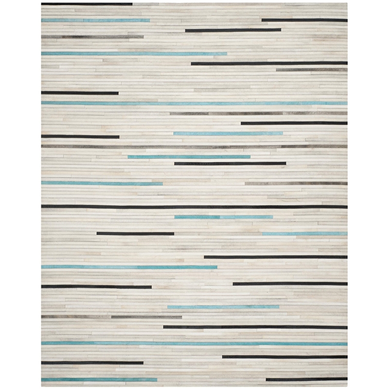 Safavieh Studio Leather Grey Shag Rug - 8' x 10'