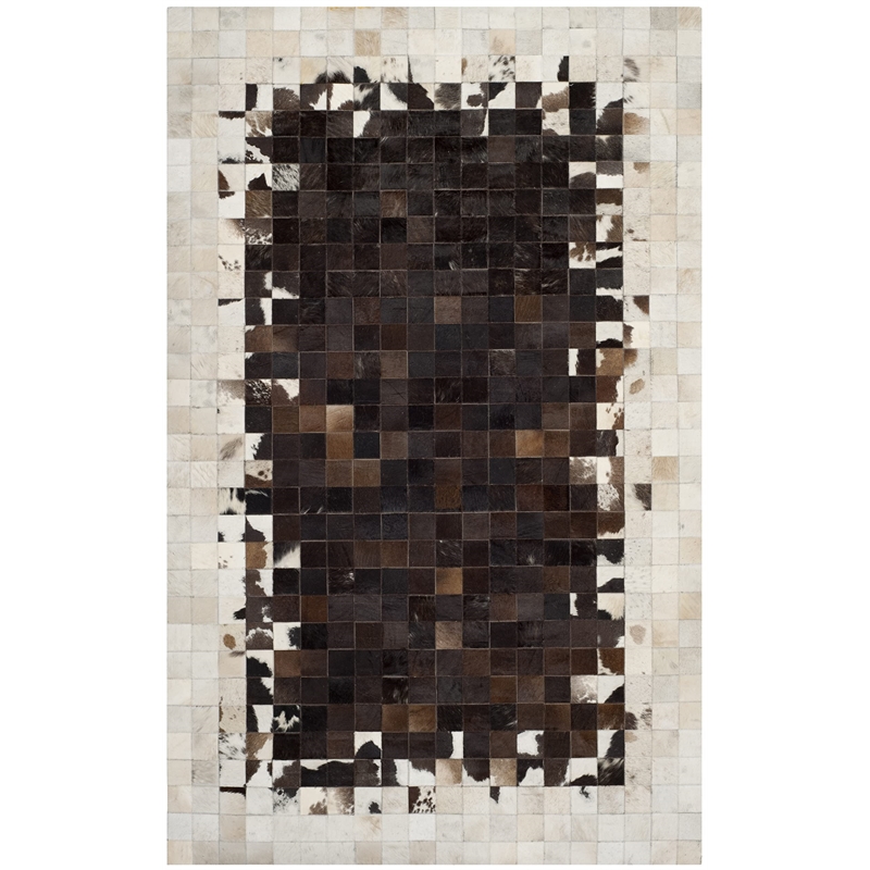 Safavieh Studio Leather Ivory Shag Rug - 3' x 5'