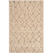Safavieh Tunisia 4' X 6' Power Loomed Rug in Ivory/Brown
