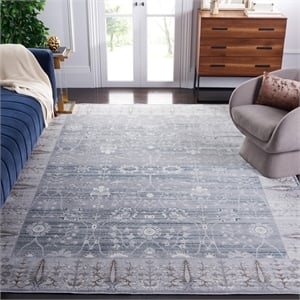 Safavieh Valencia Dark Grey Traditional Rug - 9' x 12'