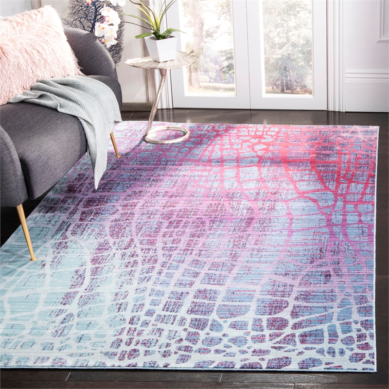 Safavieh Valencia Blue Traditional Rug - 4' x 6'