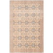Safavieh Valencia 4' X 6' Polyester Power Loomed Rug in Light Gray / Multi-Color