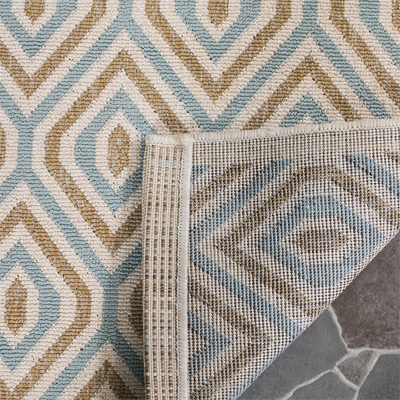 Safavieh Veranda Cream Indoor Outdoor Rug - 2'7