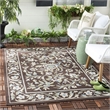 Safavieh Veranda Chocolate Indoor Outdoor Rug - 4' x 5'7