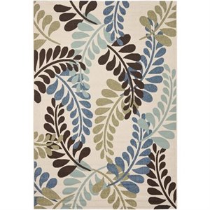 Safavieh Veranda Cream Indoor Outdoor Rug - 6'7&quot x 9'6&quot