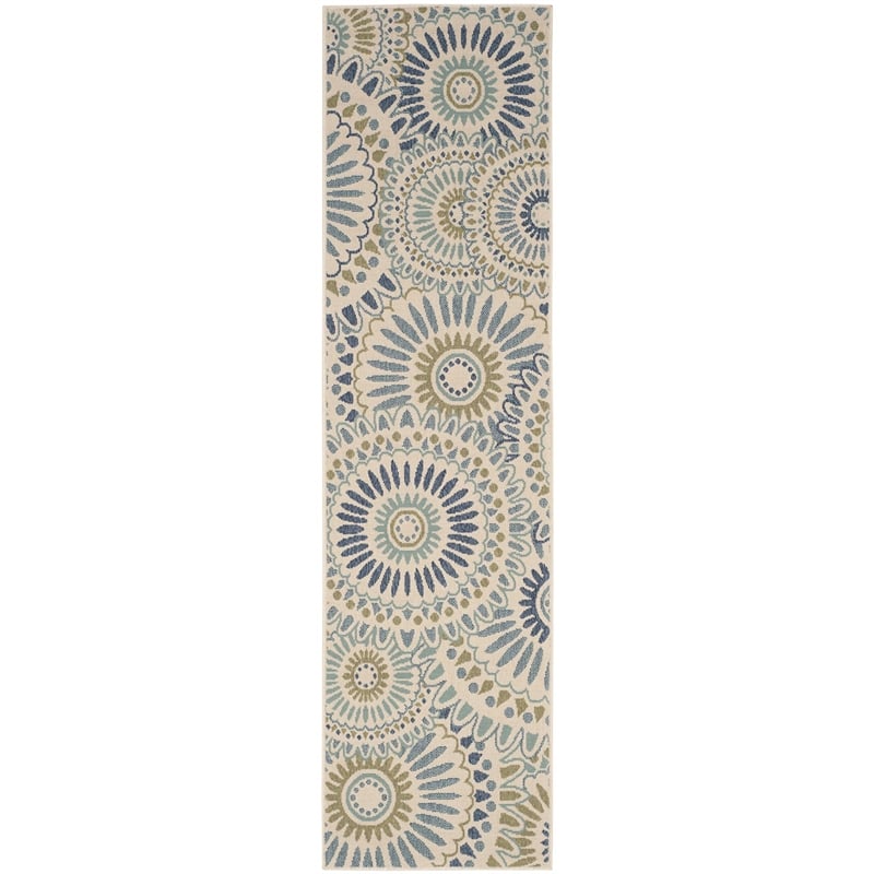 Safavieh Veranda Cream Indoor Outdoor Rug - Runner 2'3