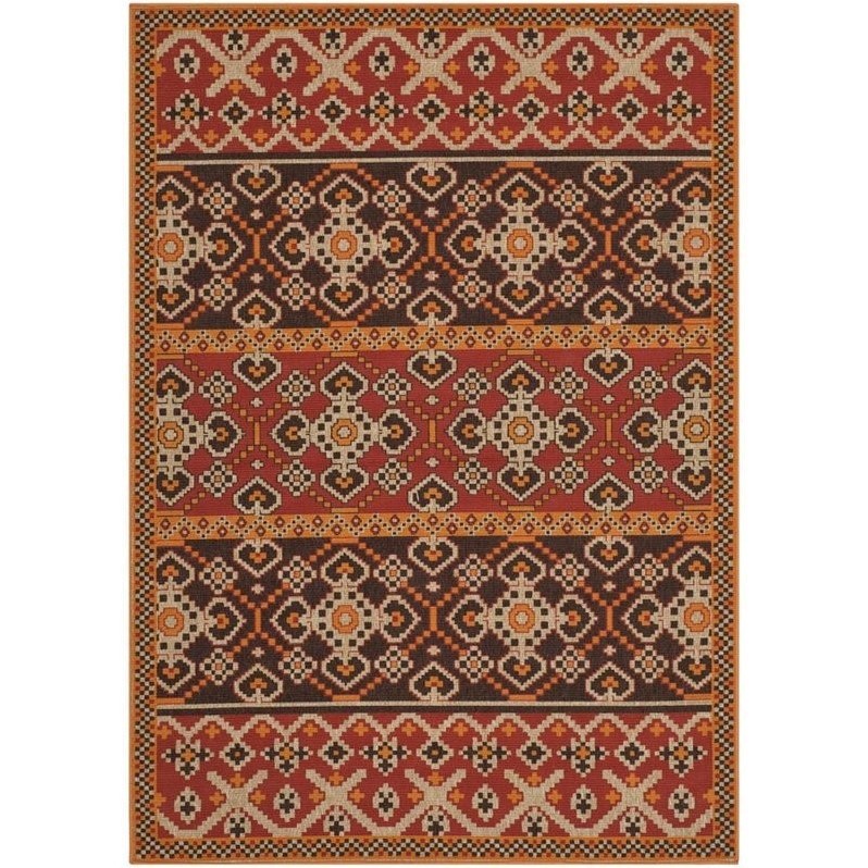 Safavieh Veranda Red Indoor Outdoor Rug - 8' x 11'2