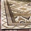 Safavieh Veranda Creme Indoor Outdoor Rug - 4' x 5'7