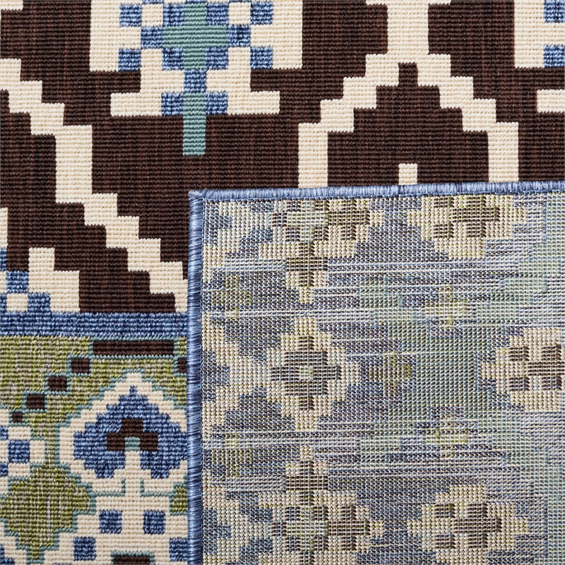 Safavieh Veranda Chocolate Indoor Outdoor Rug - Runner 2'3