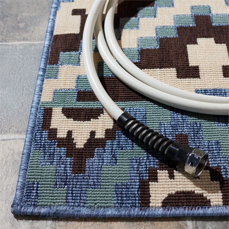 Safavieh Veranda Chocolate Indoor Outdoor Rug - Runner 2'3