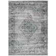 Safavieh Vintage 9' X 12'  Polyester Power Loomed Rug In Light Blue