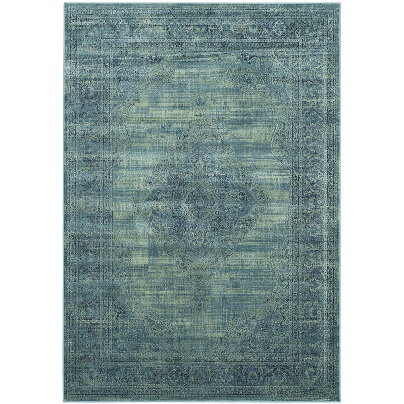 Safavieh Vintage Turquoise Traditional Rug - 4' x 5'7