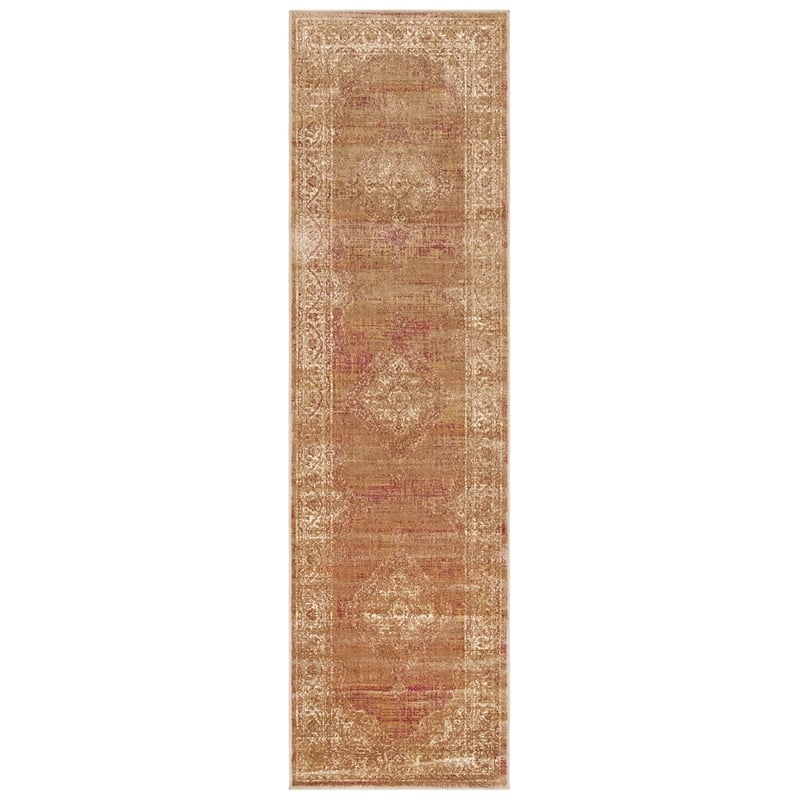 Safavieh Vintage Taupe Traditional Rug - Runner 2'2