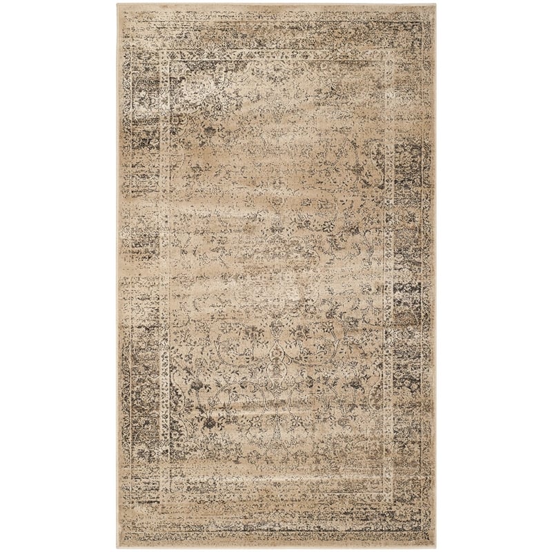 Safavieh Vintage Warm Beige Traditional Rug - 2' x 3'