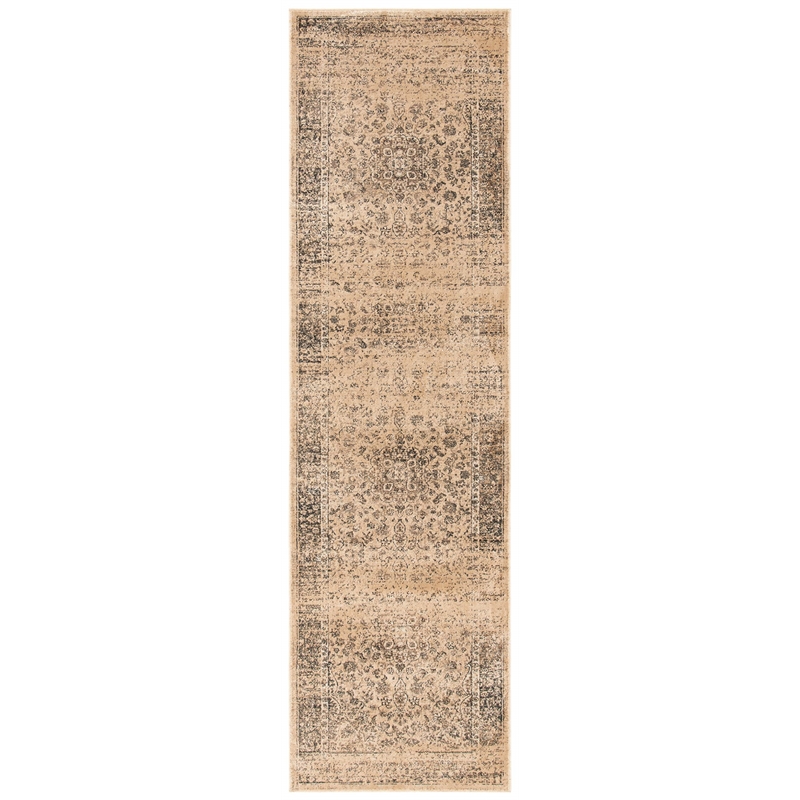 Safavieh Vintage Warm Beige Traditional Rug - Runner 2'2