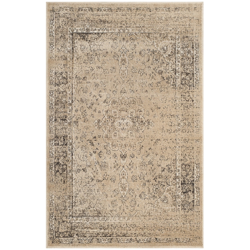 Safavieh Vintage Warm Beige Traditional Rug - Runner 2'7