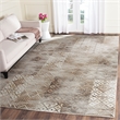 Safavieh Vintage 8' X 10' Viscose  Power Loomed Rug in Stone