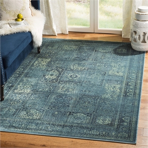 Safavieh Vintage Turquoise Traditional Rug - 6'7&quot x 9'2&quot