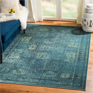 Safavieh Vintage Turquoise Traditional Rug - 8'10&quot x 12'2&quot