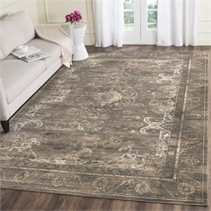 Safavieh Vintage Soft Anthracite Traditional Rug - 7.7&quot x 10.0&quot