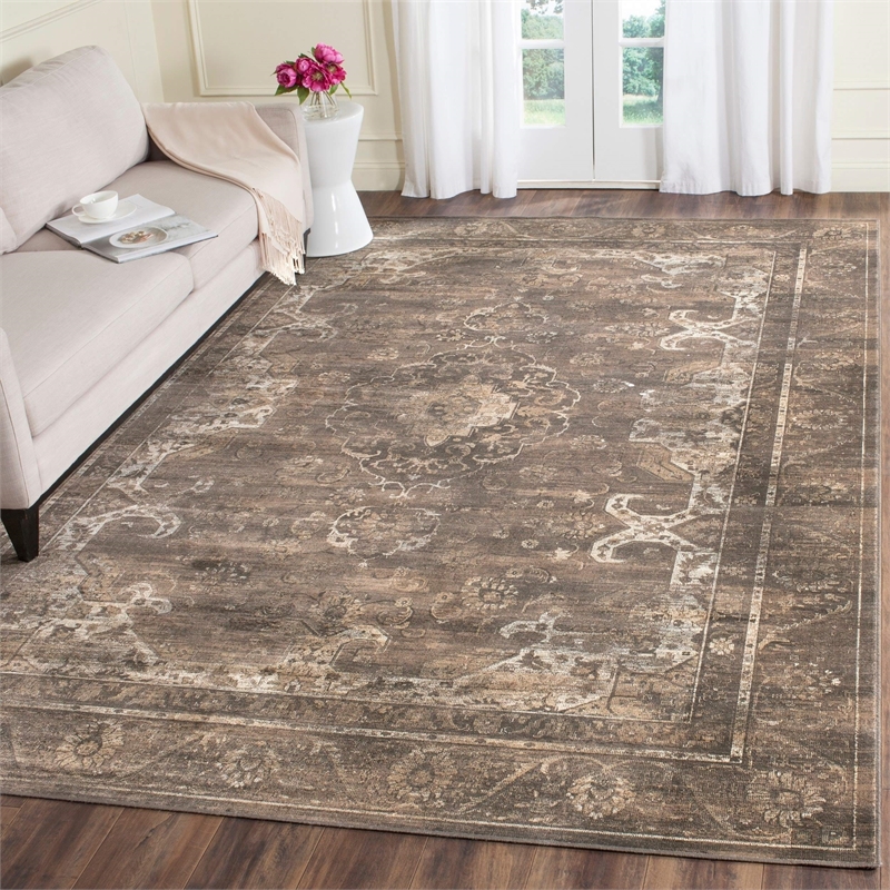 Safavieh Vintage Soft Anthracite Traditional Rug - 7.7