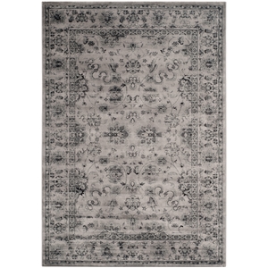 Safavieh Vintage 4'-0&quot x 5'-7&quot Power Loomed Rug in Gray / Ivory
