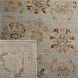Safavieh Vintage 9' X 12' Power Loomed Rug in Light Blue / Brown