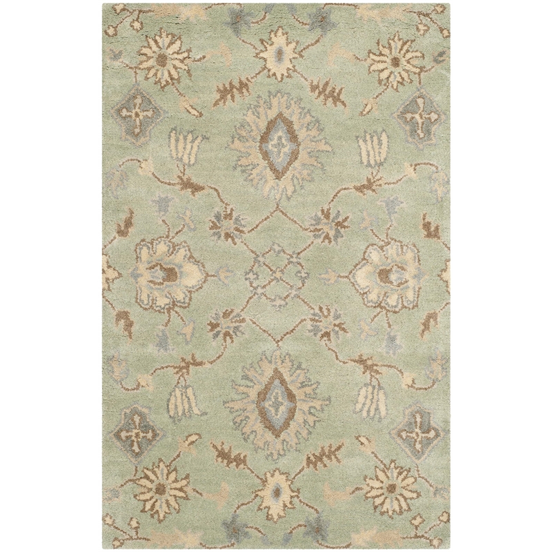 Safavieh Wyndham Light Green Contemporary Rug - 4' x 6'