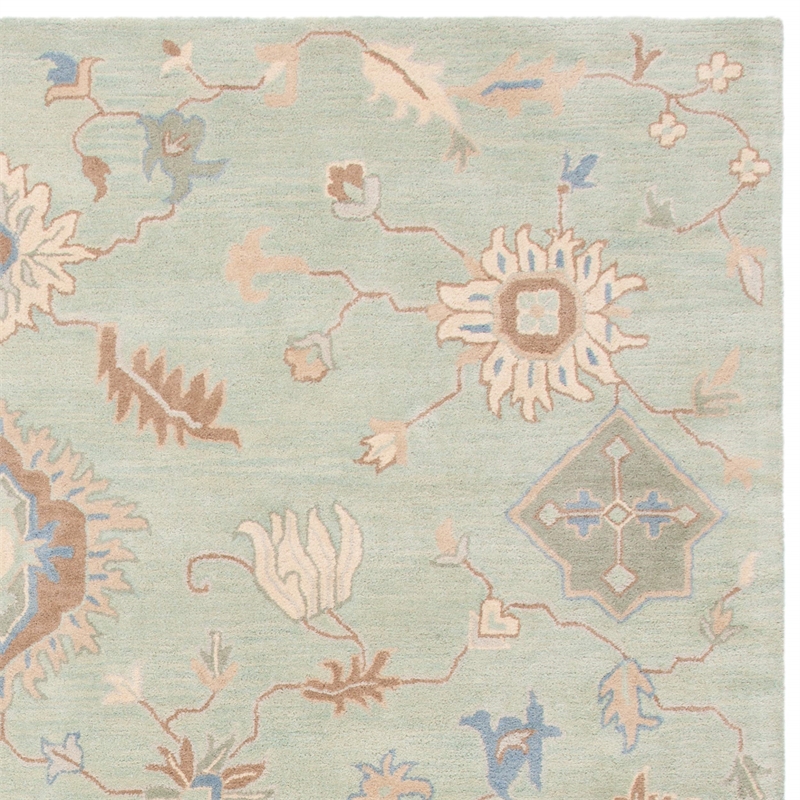 Safavieh Wyndham Light Green Contemporary Rug - 4' x 6'