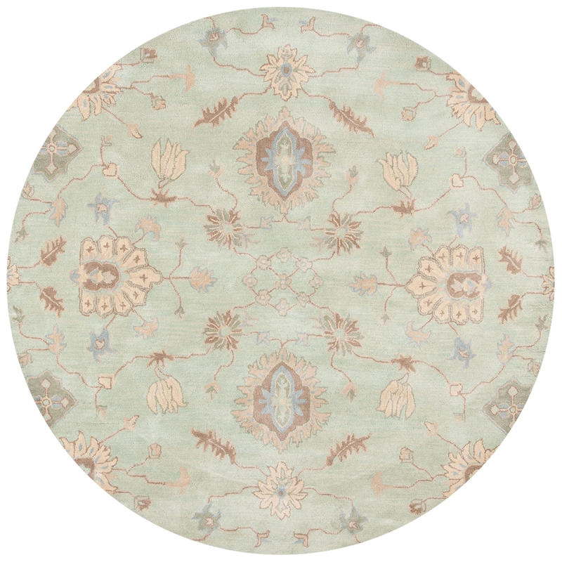 Safavieh Wyndham Light Green Contemporary Rug - Runner 2'6