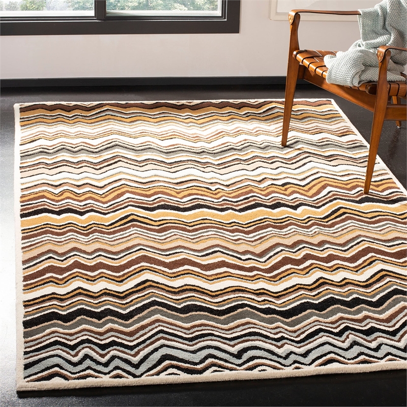 Safavieh Wyndham Brown Contemporary Rug - Runner 2'3