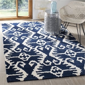 Safavieh Wyndham Royal Blue Contemporary Rug - 4' x 6'
