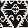 Safavieh Wyndham Black Contemporary Rug - Square 5'
