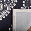 Safavieh Wyndham Dark Grey Contemporary Rug - 6' x 9'