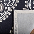 Safavieh Wyndham Dark Grey Contemporary Rug - 6' x 9'