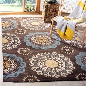 Safavieh Wyndham Eggplant Contemporary Rug - 5' x 8'