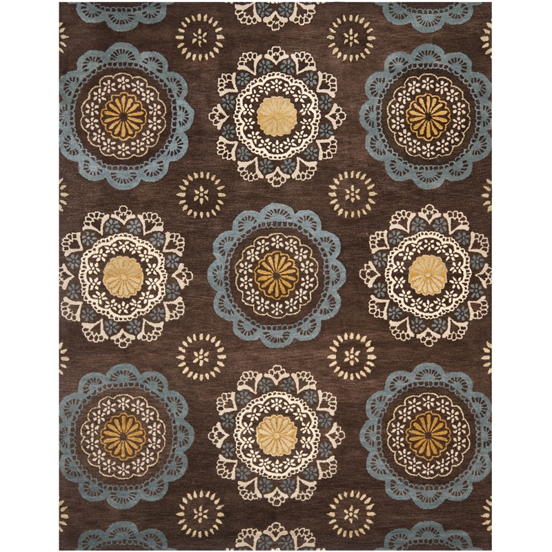 Safavieh Wyndham Eggplant Contemporary Rug - 8' x 10'