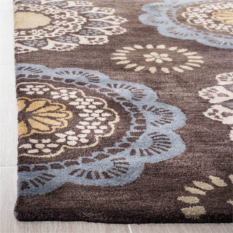 Safavieh Wyndham Eggplant Contemporary Rug - Runner 2'3
