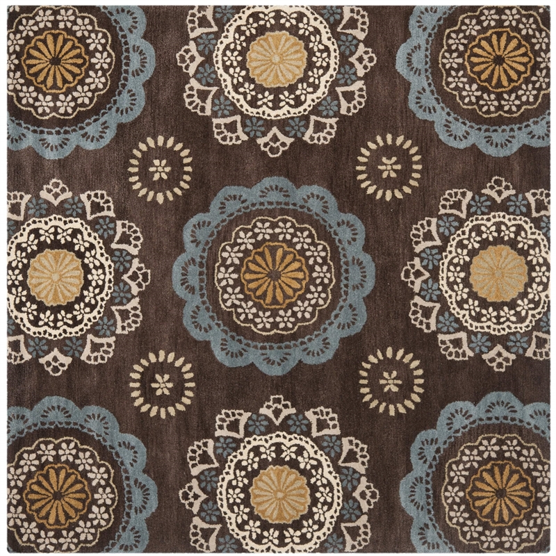 Safavieh Wyndham Eggplant Contemporary Rug - Runner 2'6