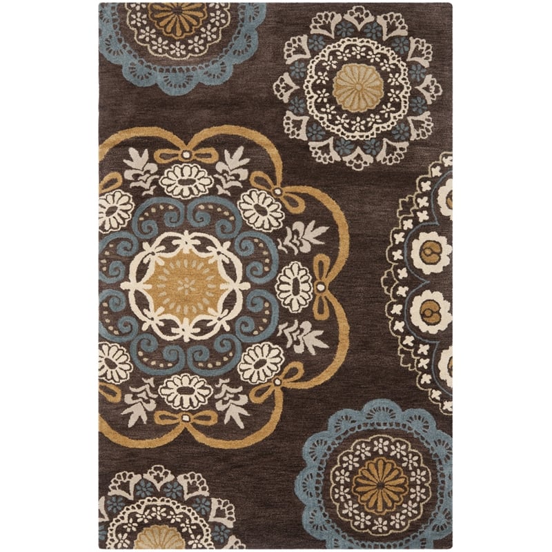 Safavieh Wyndham Eggplant Contemporary Rug - 5' x 8'