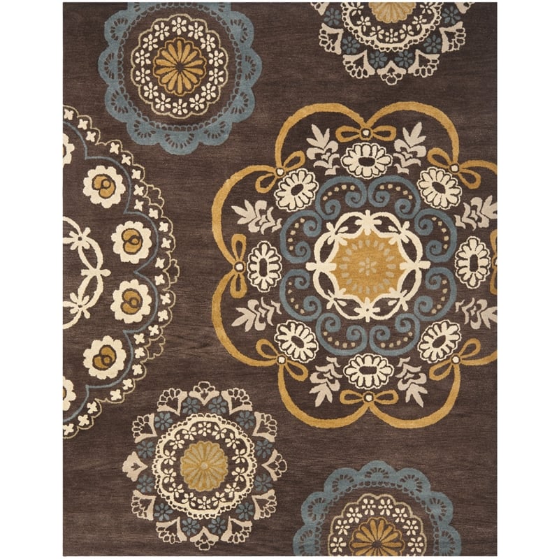 Safavieh Wyndham Eggplant Contemporary Rug - 8' x 10'