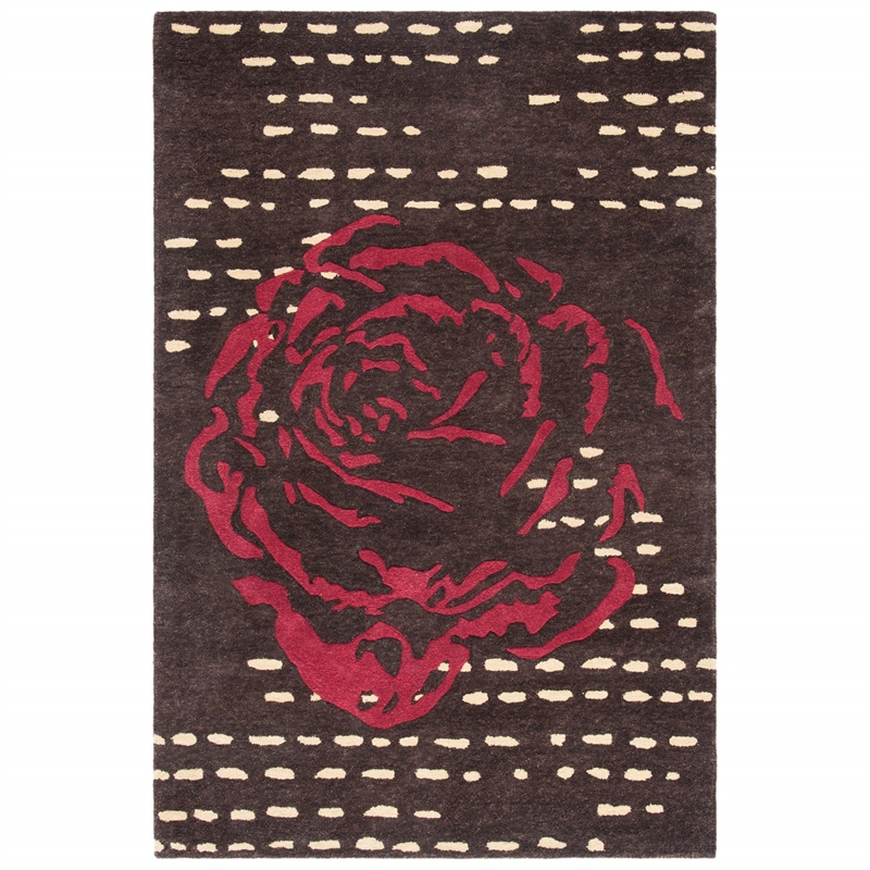 Safavieh Wyndham Charcoal Contemporary Rug - 4' x 6'