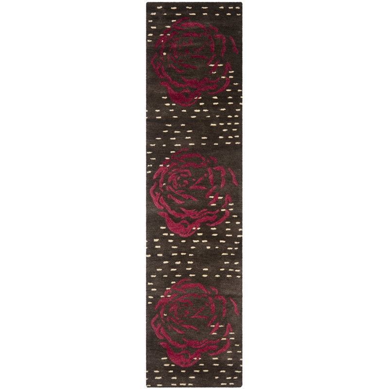 Safavieh Wyndham Charcoal Contemporary Rug - Runner 2'3