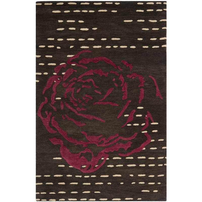 Safavieh Wyndham Charcoal Contemporary Rug - Runner 2'6