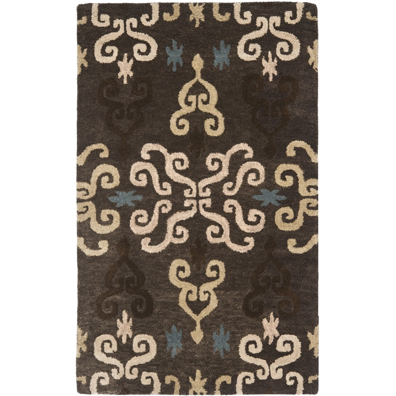 Safavieh Wyndham Brown Contemporary Rug - 3' x 5'